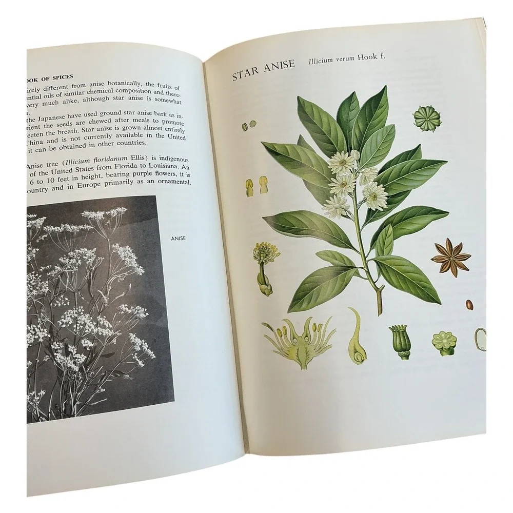 The Book of Spices Frederic‎ Rosengarten Jr 1969 Hardcover Illustrated Reference